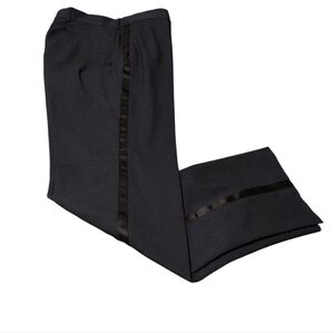 Mens River Island Black Smart Trousers W30 Slim Fit Dress Pants Casual Work